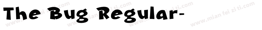 The Bug Regular字体转换